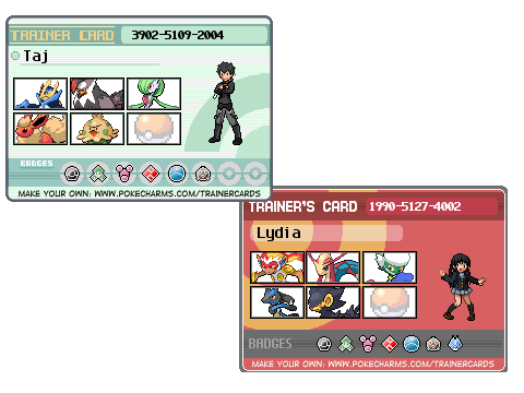Me and my Friends Pokemon Platinum Teams