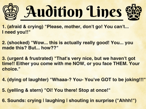 {OPEN} Sun Rising Episode 2 Voice Auditions remix