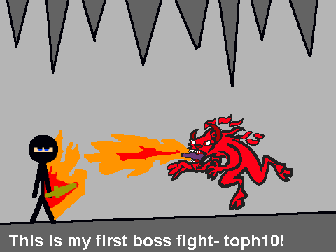 Ninja Boss fight
