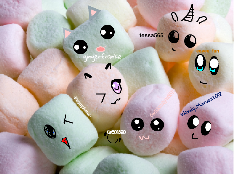 Add yourself as a marshmallow...  remix remix remix remix remix remix