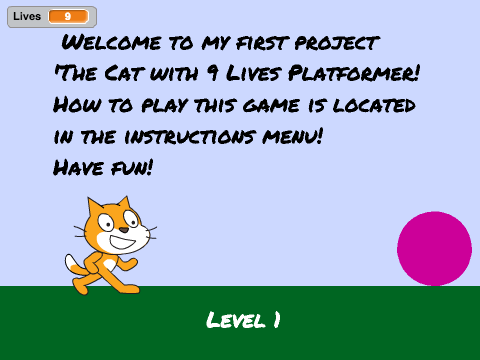 The Cat with 9 Lives Platformer