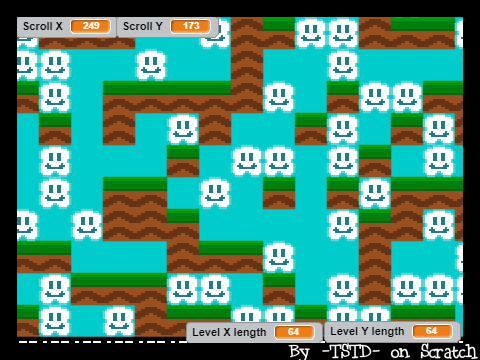 Scrolling using a Recycling Clone Engine.