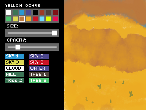 Hills. (Made with Hobson-TV's Bob Ross Simulator)