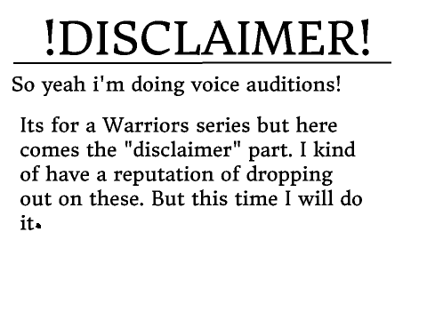 The Forgotten ~ Voice Auditions Ep. 1 remix