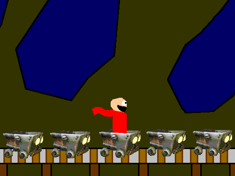Add Yourself Riding A Mine Cart!