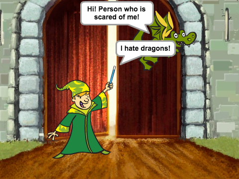 Dragon and Wizard