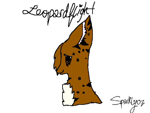 Leopardflight (in my new style)
