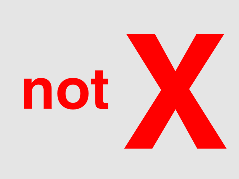 not X