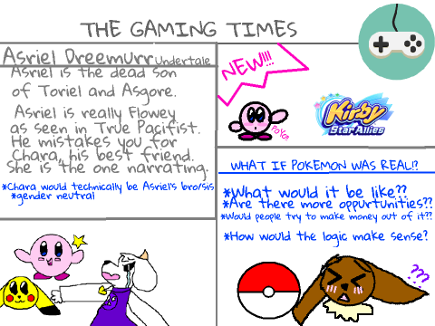 The Gaming Times! SPOILERS! VOL.1