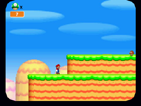 New super mario bros online hacked low gravity