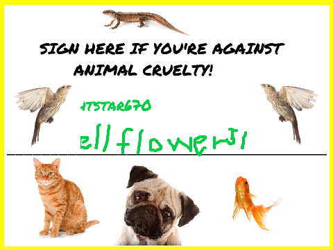 Sign Here If You're Against Animal Cruelty remix remix