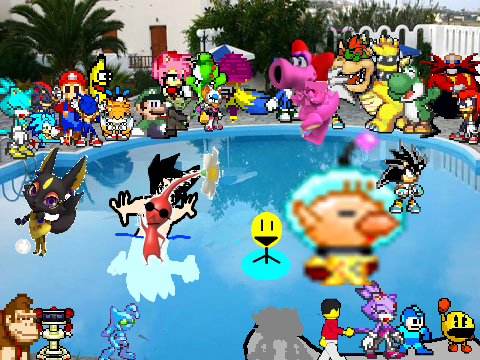 Add Yourself at a Pool Party!!!