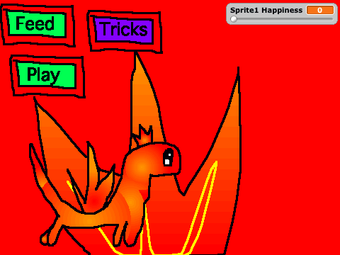 Virtual pet Flame