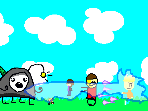 Add your self running away from the huge nar nar[2]
