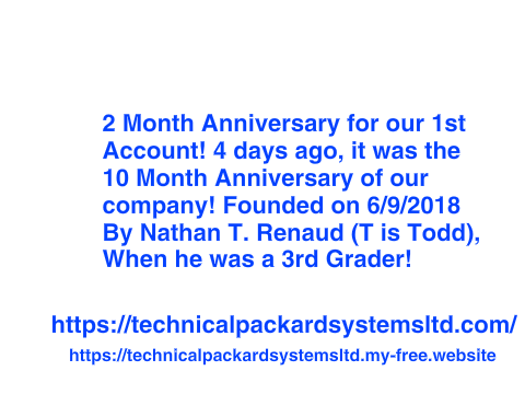 2-Month Anniversary!