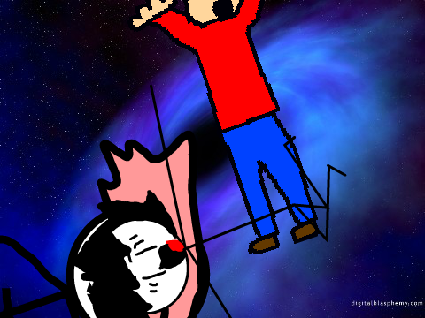 Add Yourself Sinking Into a Black Hole - TechyTester