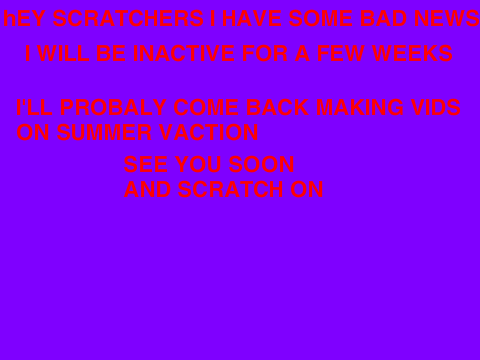 SOME BIG NEWS :(