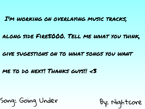 Overlaying music!