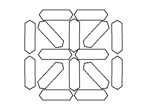 16 segment display