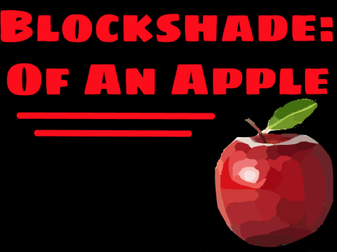 Blockshade of an Apple