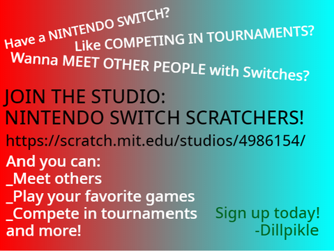Join Nintendo Switch Scratchers!
