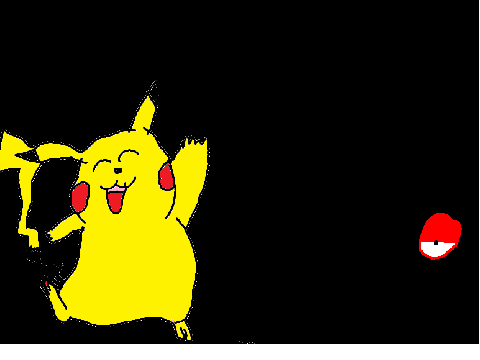 Pikachu gets caught