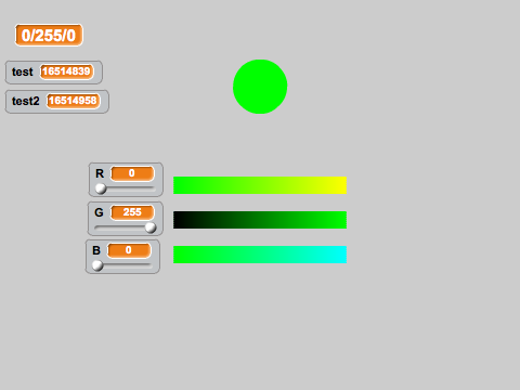 RGB Color Slider