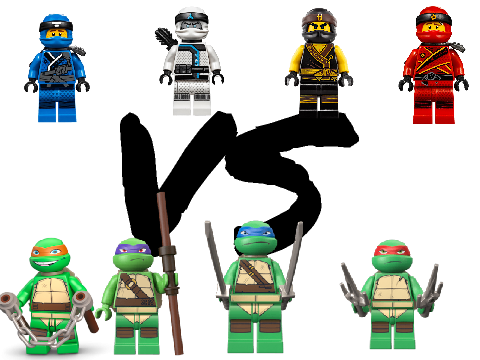 Ninjago vs TMNT(Please vote in the comments!) 