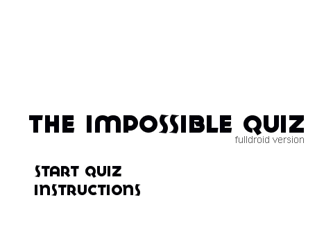 The Impossible Quiz