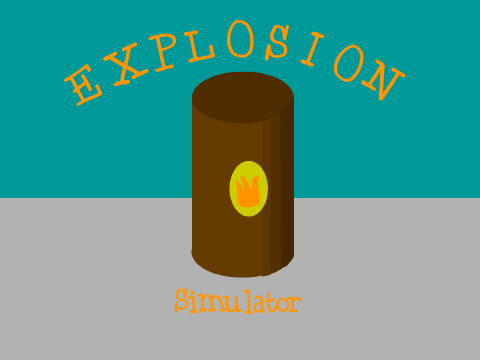 Explosion simulator