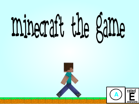 minecraft the game (mario style platform game)