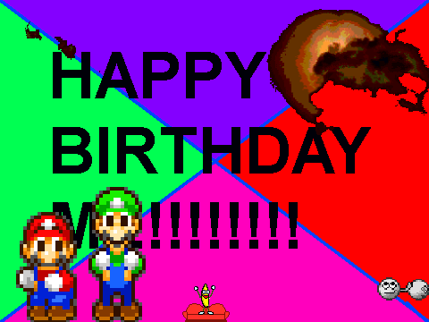 my birthday party (remix and add your own sprites)