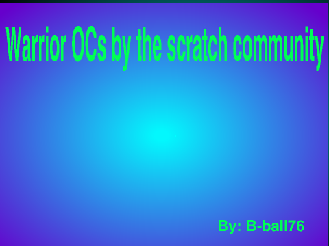 OC project for reasons