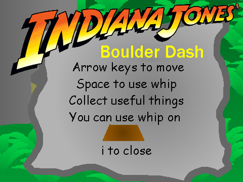 Indiana Jones' Boulder Dash Demo