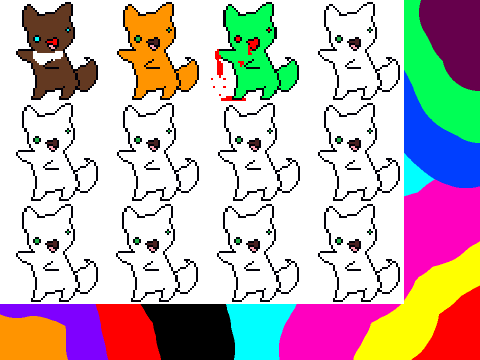 add yourself as a dancing cat!!! (hotfuzz4ever zombie style)