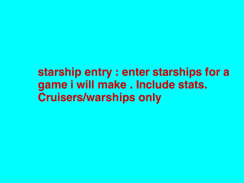 starship entry
