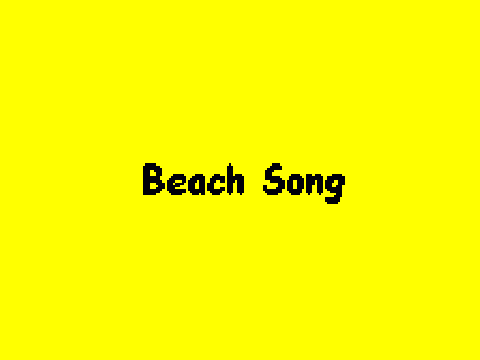 Beach Song
