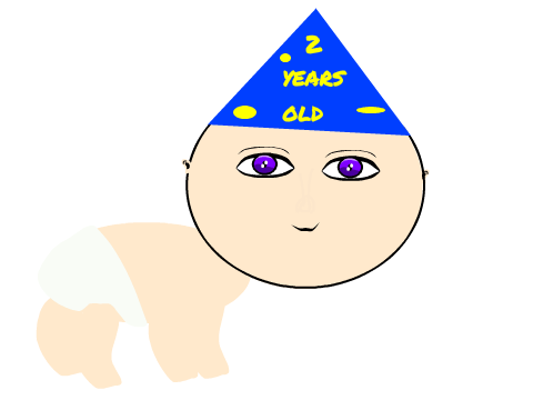 cute baby birthday drawing