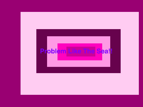 Problem Like The Sea:Original Song