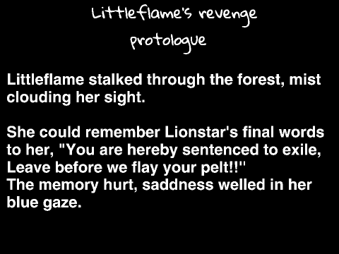 Littleflame's revenge -{Protologue}-