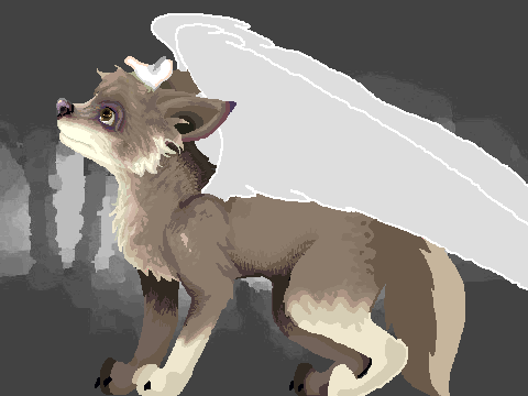 Lights Erae coloring contest entry (WIP on wings and tail)
