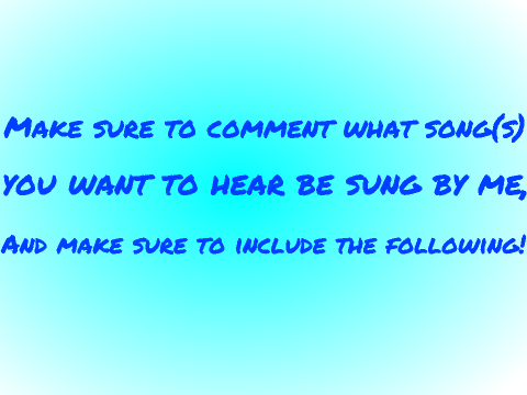 I NEED SONGS!
