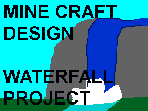 Minecraft waterfall project