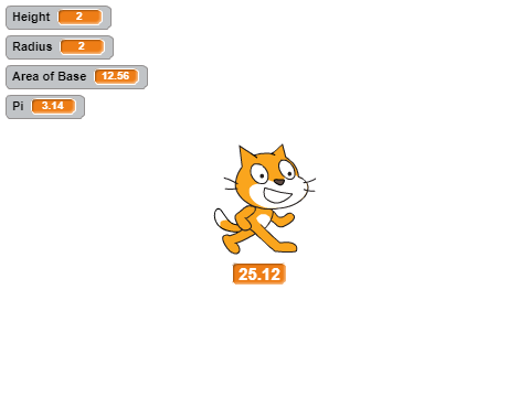 Right Cone Volume Calculator