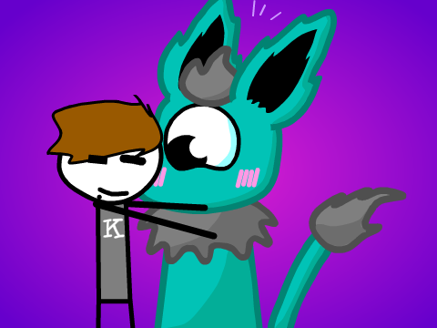 me hugging TurboKitten remix