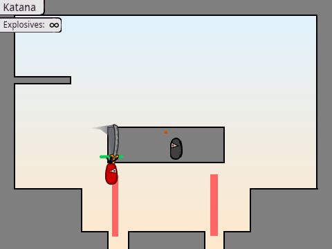 the ninja 5, but with bonus laser on boss