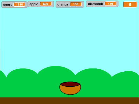 Catch the apple!