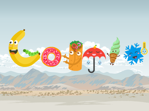 Google Doodle for the End of School