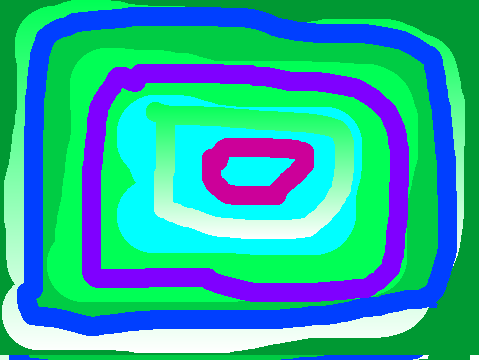 look into the middle