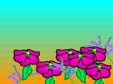 who's in the garden? drawing contest